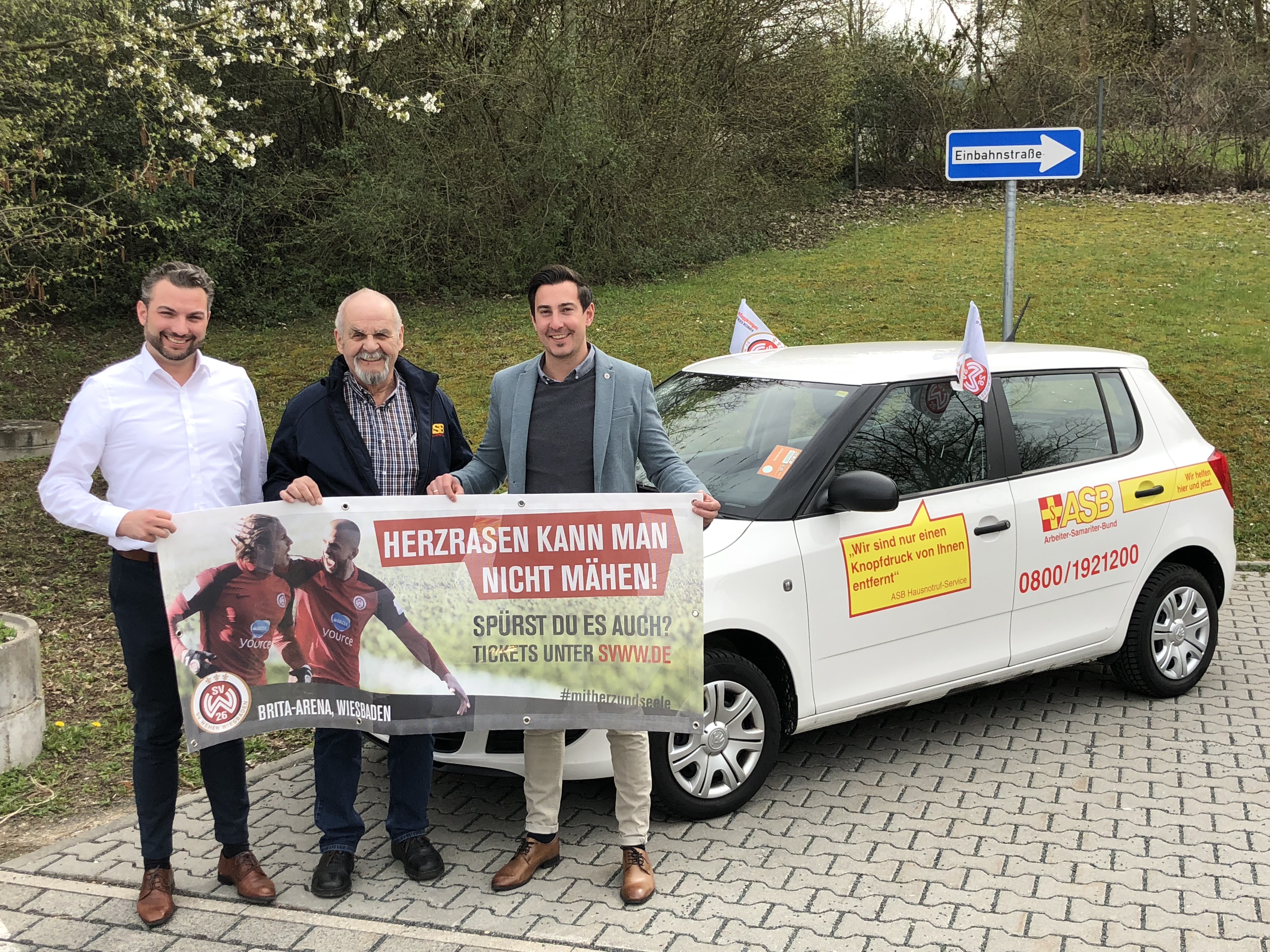 ASB unterstützt SV Wehen Wiesbaden zum Saisonfinale