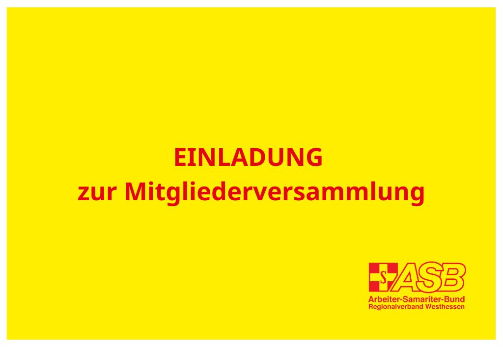 Einladung