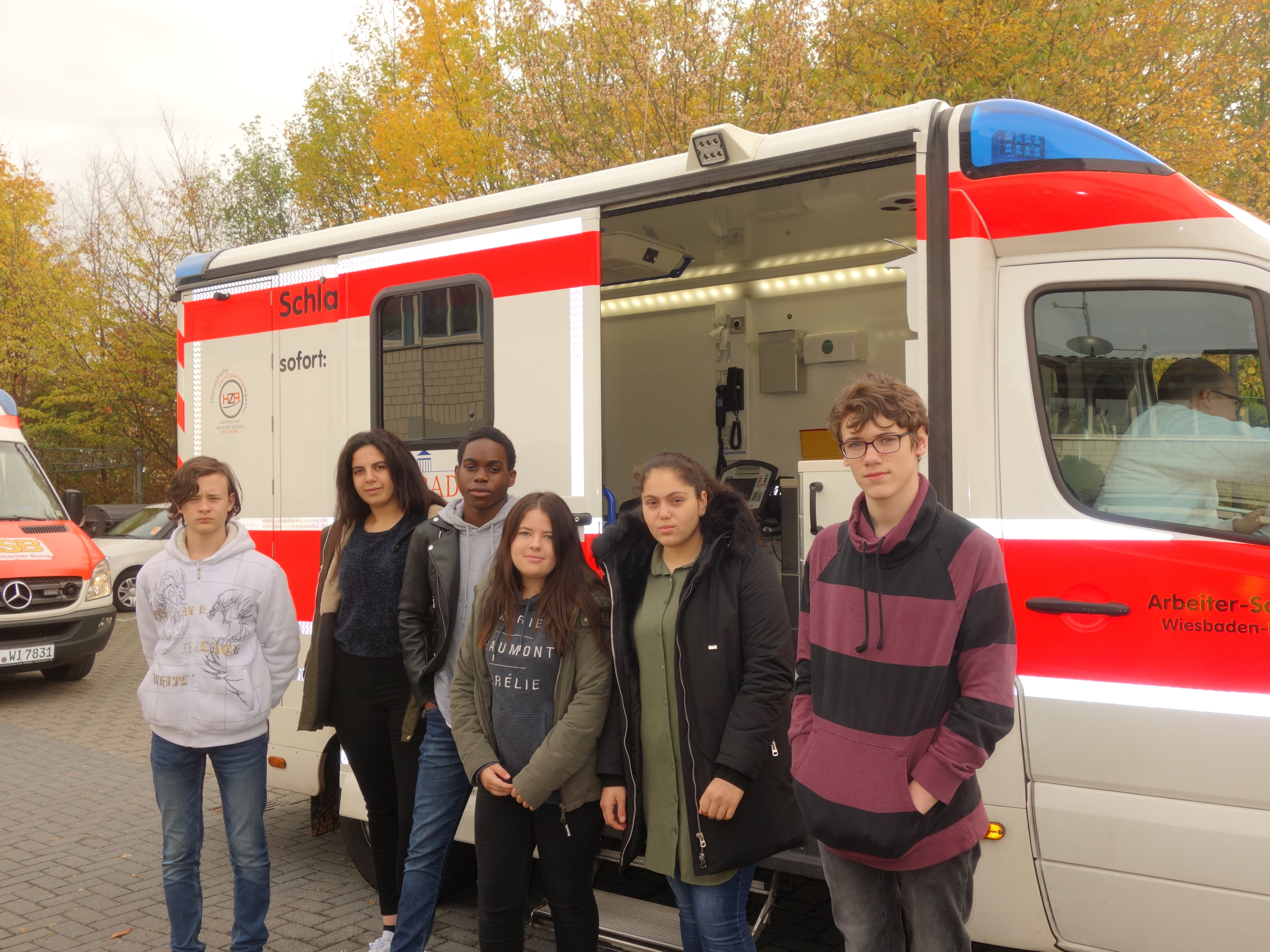 Louise-Schröder-Schule zu Gast beim ASB